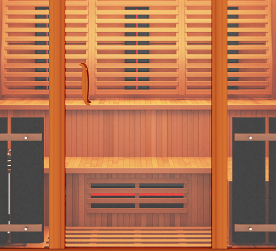 Medical Saunas give durable natural red cedar construction